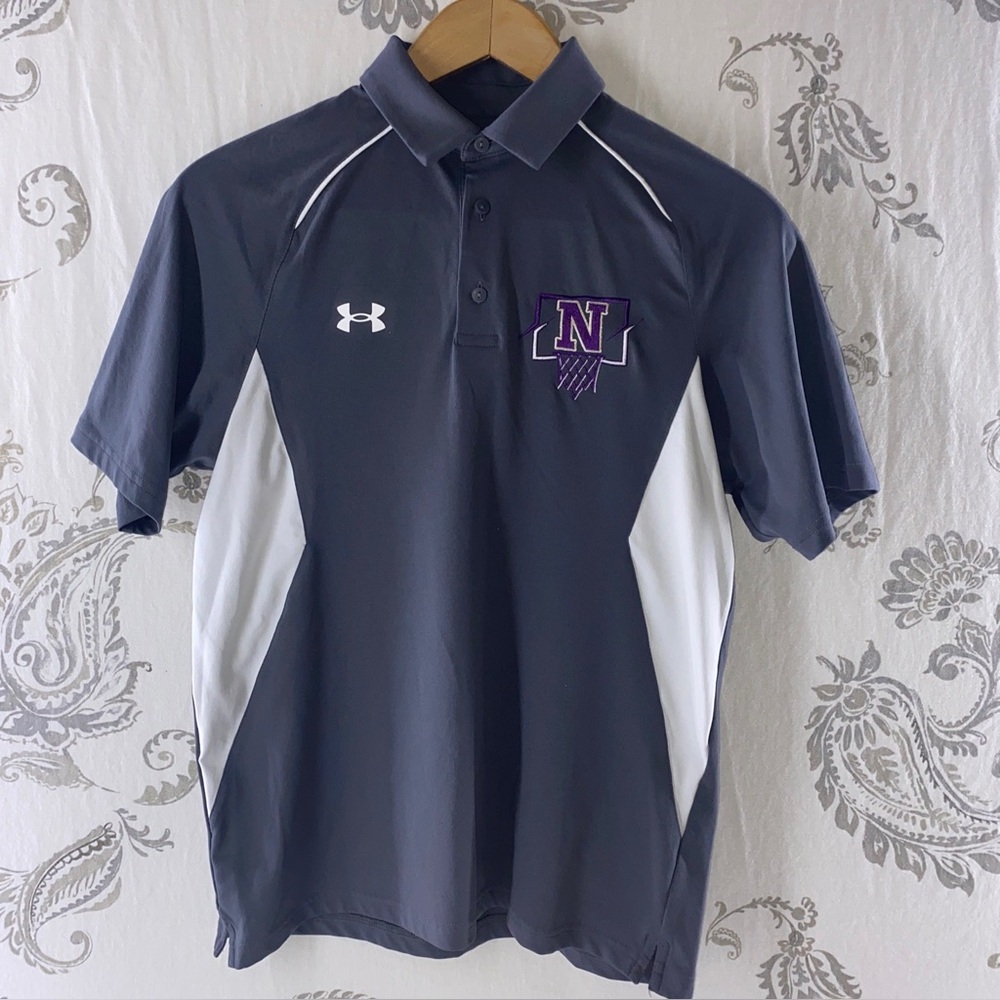Northwestern University Polo Shirt
Mens Med Gray Under Armour Short